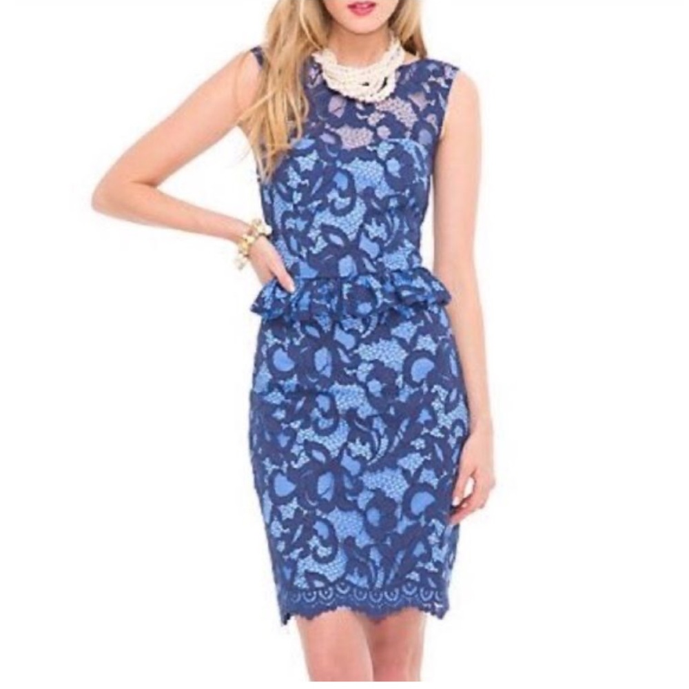 Lily Pulitzer Kiri Lace Peplum Dress